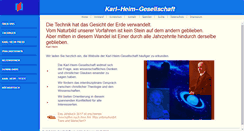 Desktop Screenshot of karl-heim-gesellschaft.de